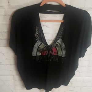 EXPRESS Super Cool Shirt.. Black..Size Small